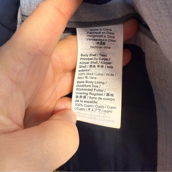 J.Crew Ludlow Light Gray Loro Piana Super 120’s Wool Suit Jacket size 40R NWT - Picture 10 of 12